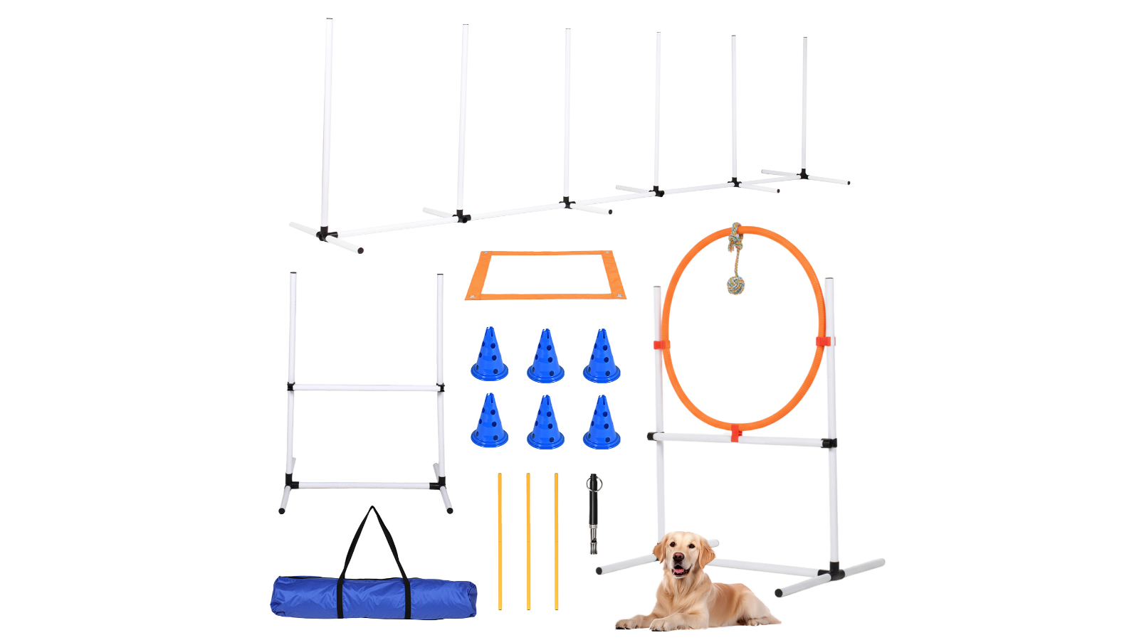 Advwin Dog Agility Training Equipment Set