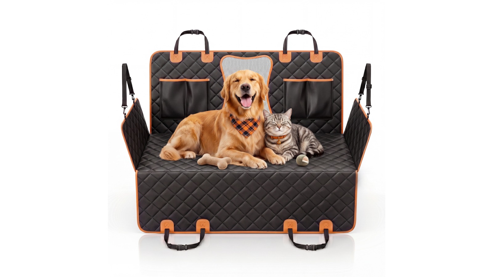 Advwin Dog Car Cover Waterproof Back Seat Extender - 206.5 x 136cm