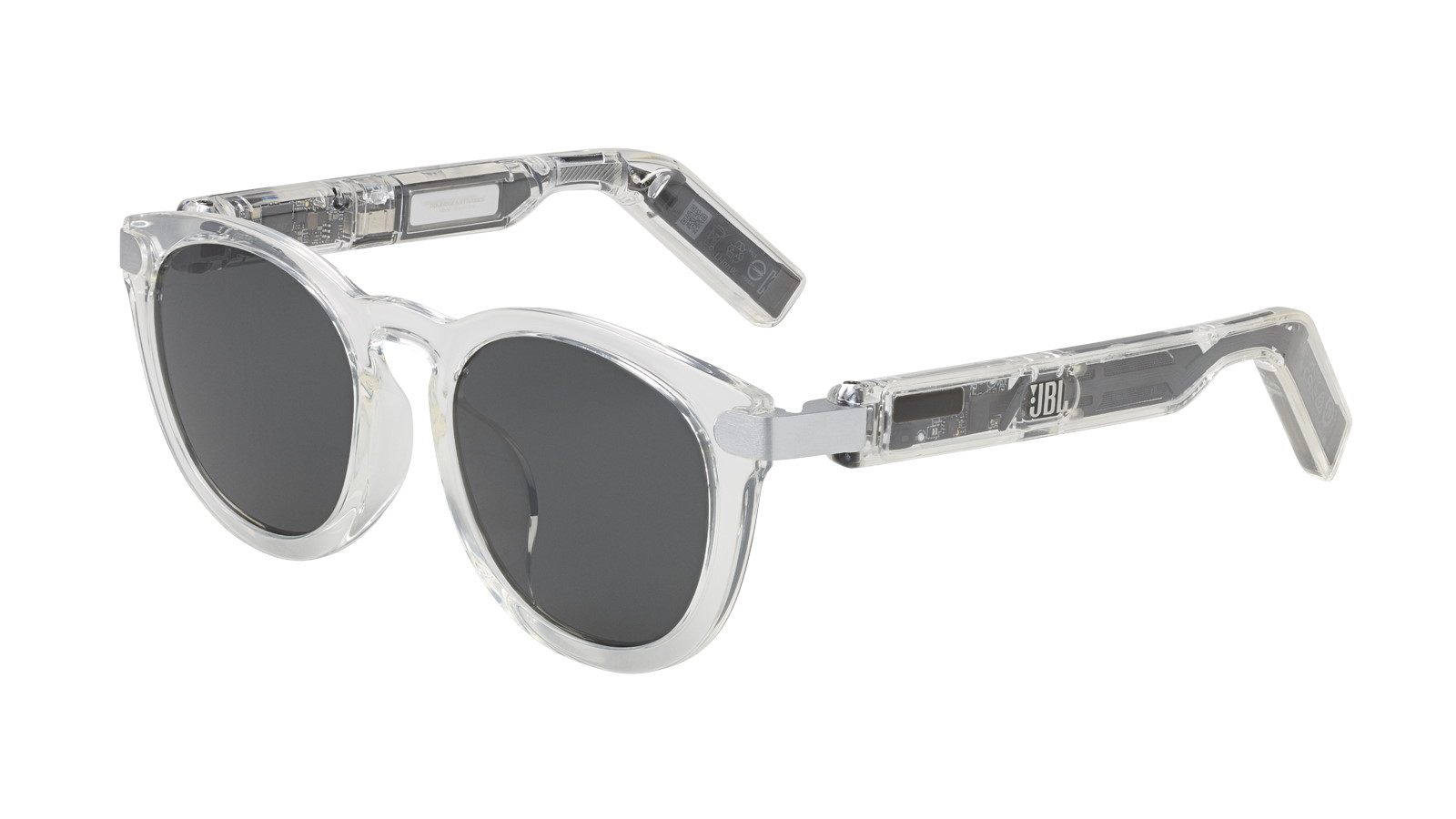 JBL Soundgear Frames Round Audio Glasses - Pearl | Harvey Norman