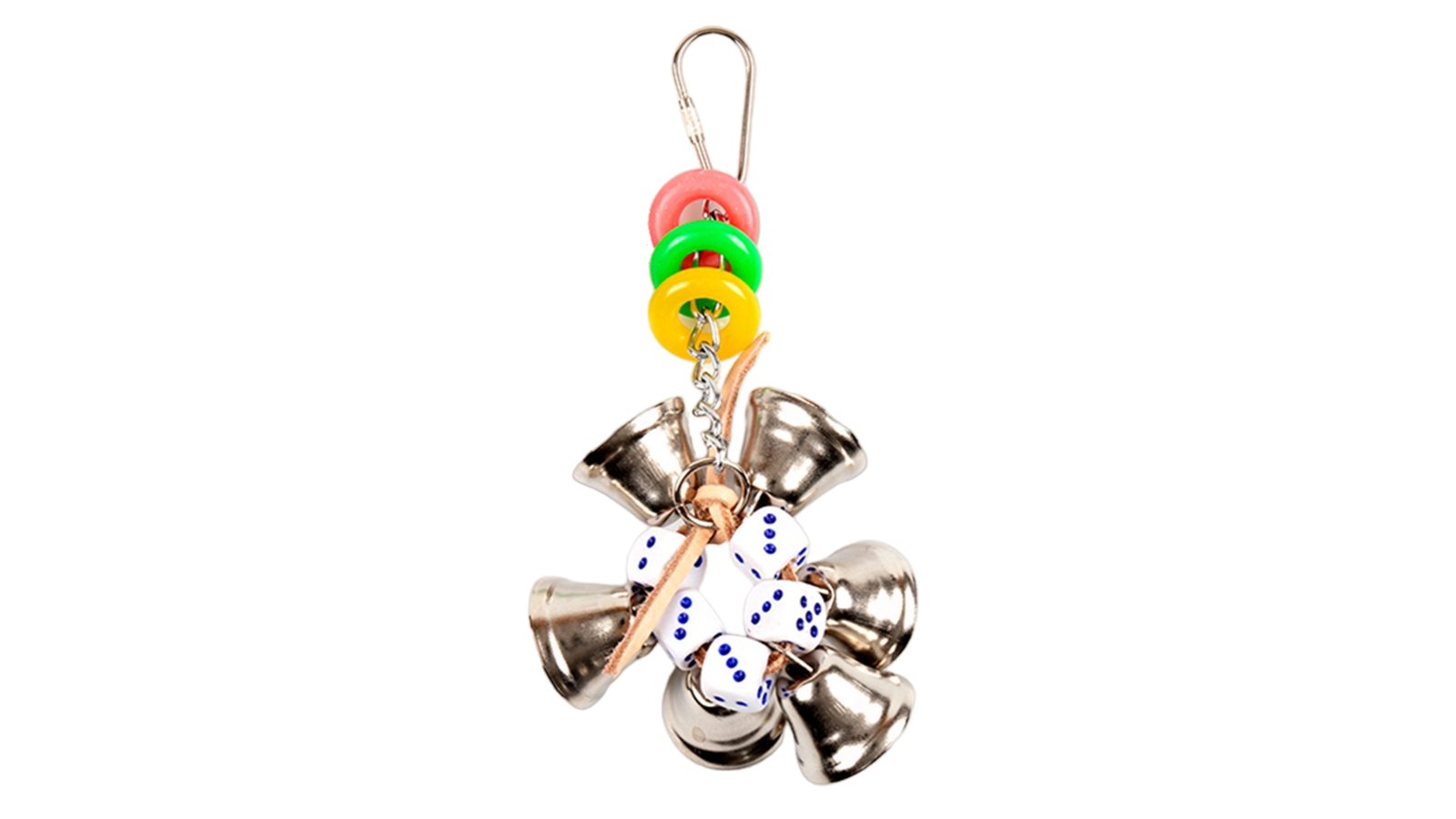 YES4PETS Hanging Bird Parrot Bell Toy