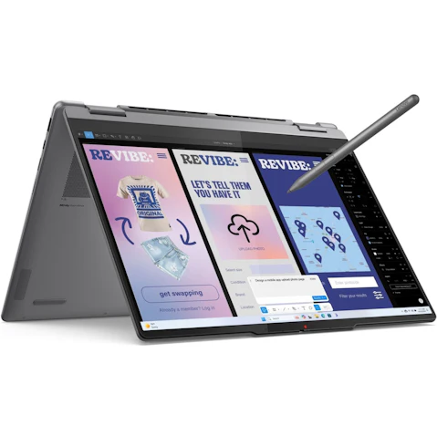 Lenovo Yoga 7 14-inch OLED Intel Core Ultra 5-226V/16GB/512GB SSD Next Gen AI CoPilot+ 2-in-1 Laptop - Luna Grey