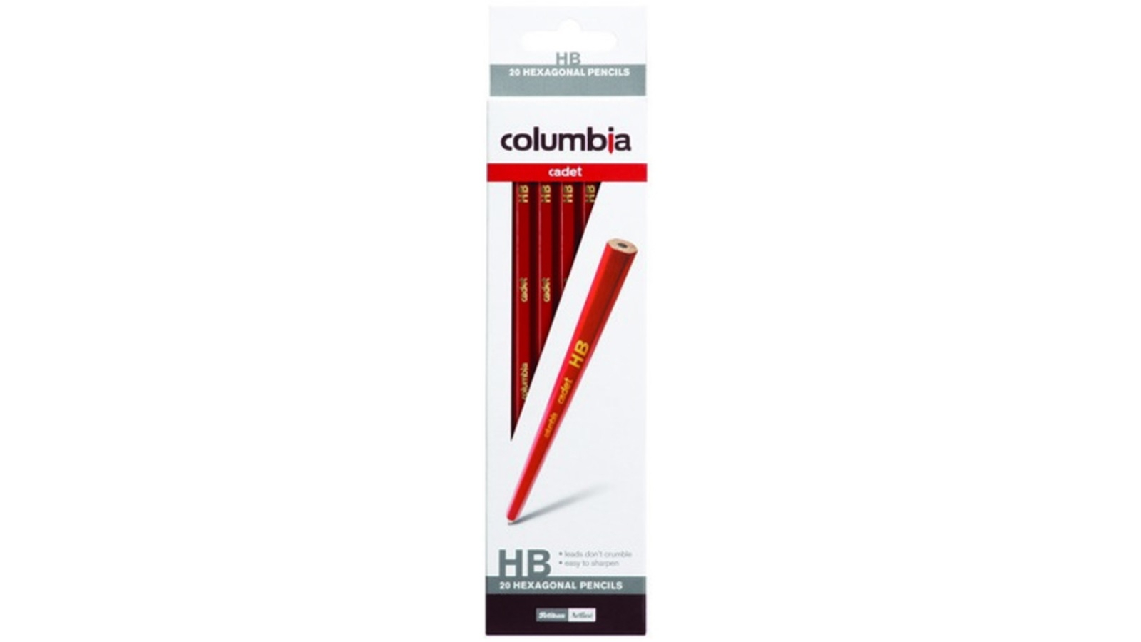 Columbia 20-Piece HB Hexagonal Pencils