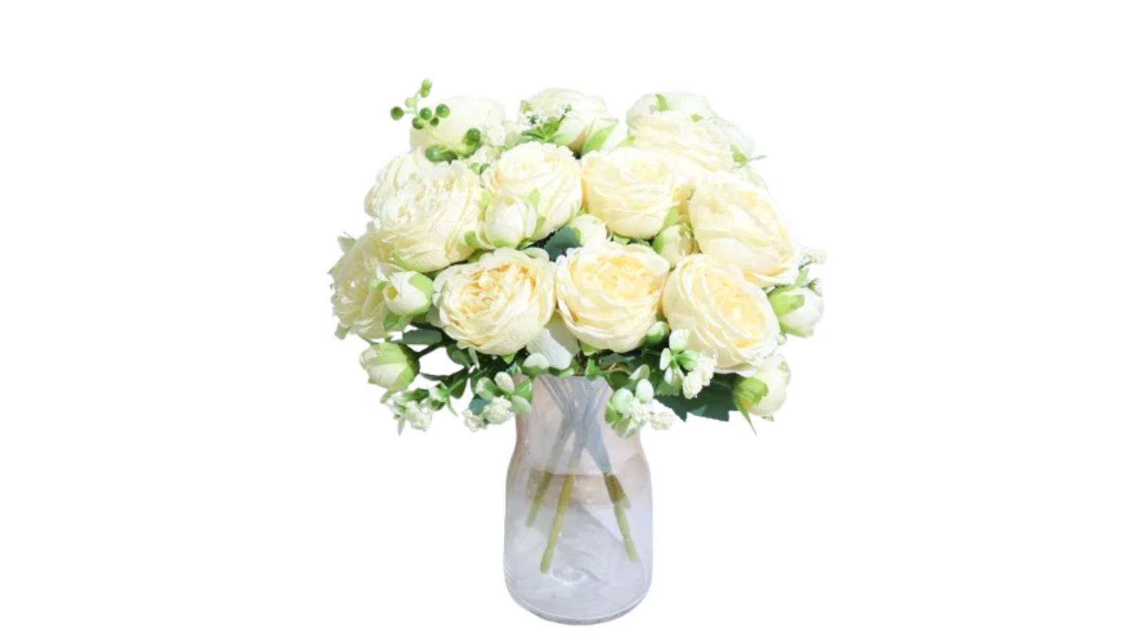 NNEOBA Rose Peony Artificial Silk Flower