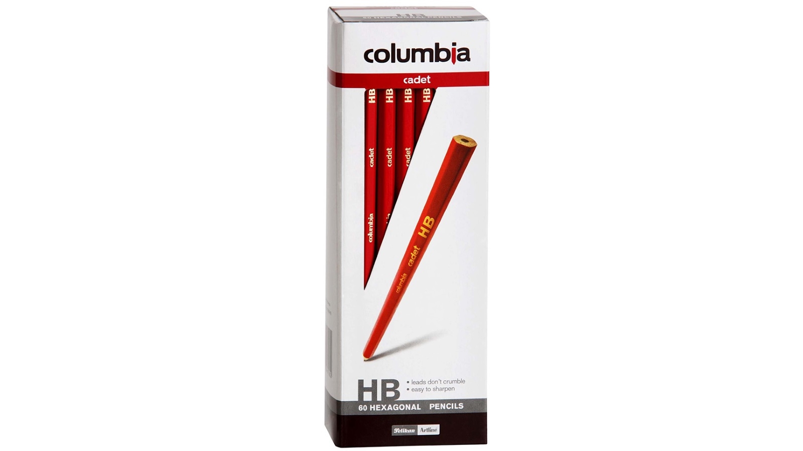 Columbia 60-Piece Cadet HB Hexagonal Pencils