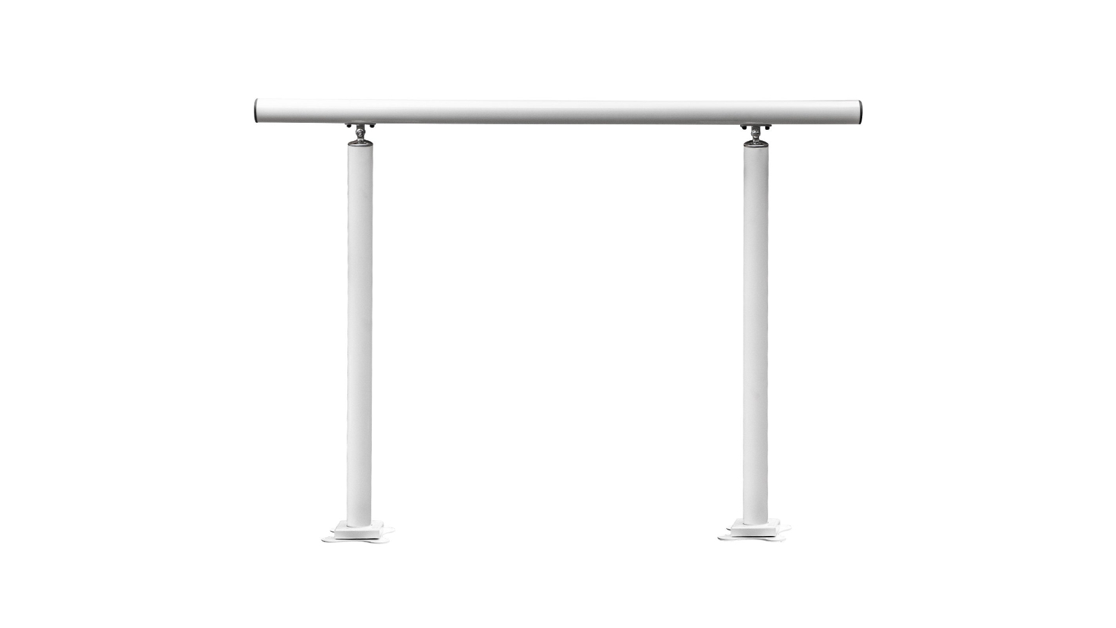 YS 3ft Outdoor Stairs Handrail - White