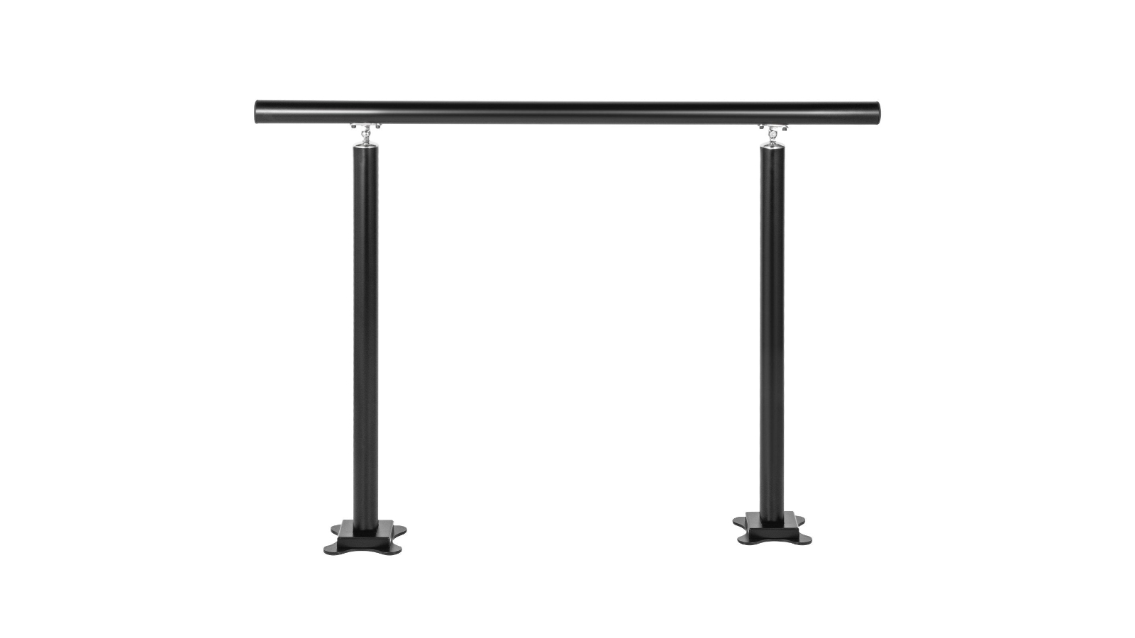 YS 3ft Outdoor Stairs Handrail - Black