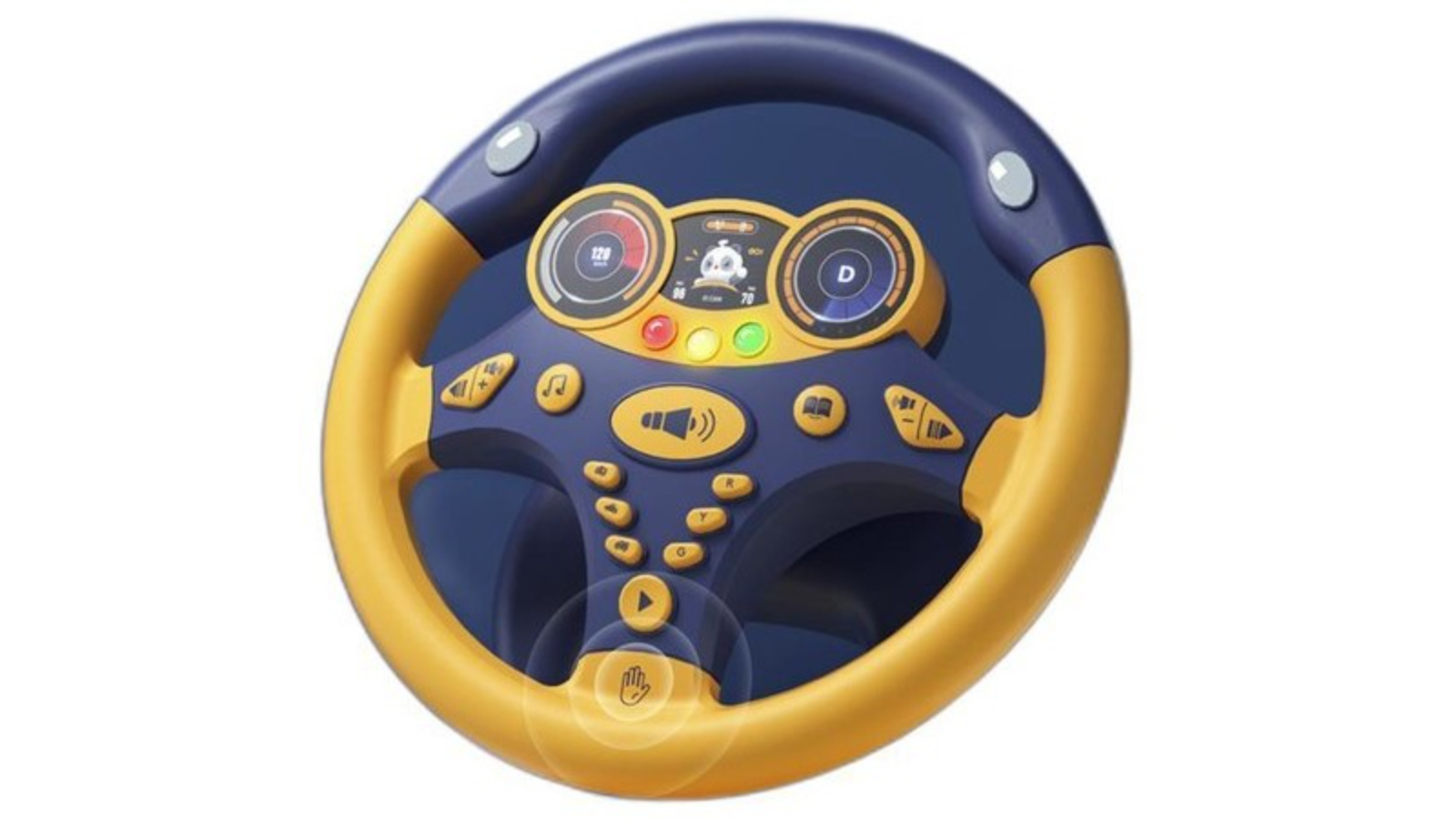 Megajoy Simulation Driving Steering Wheel with Light Musical