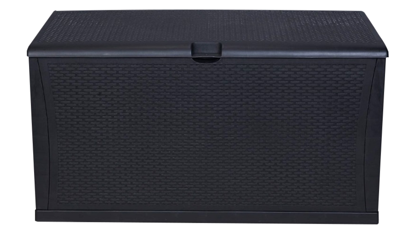Serrano 450 Litre Patio Deck Box Outdoor Storage Plastic Bench Box 