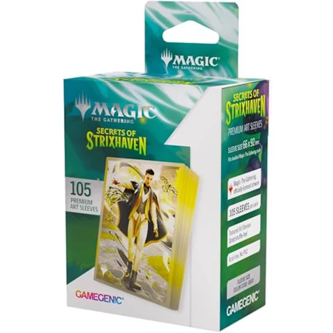 Gamegenic Magic The Gathering Secrets of Strixhaven Premium Art Sleeves - Commander 1