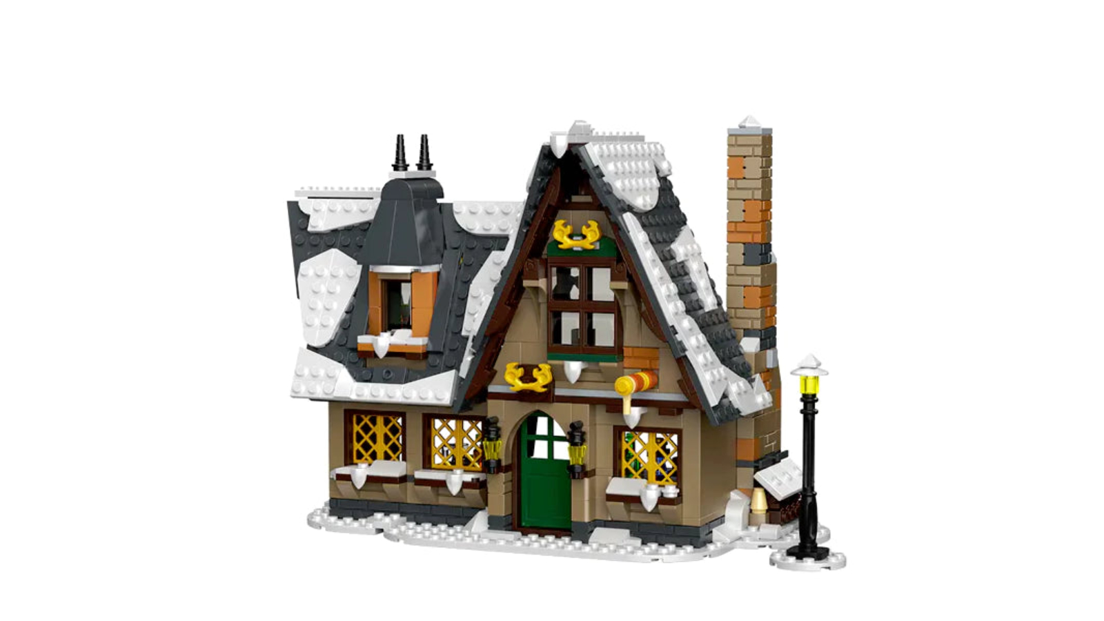 Mould King 834 Piece Christmas Cottage Building Block Toy
