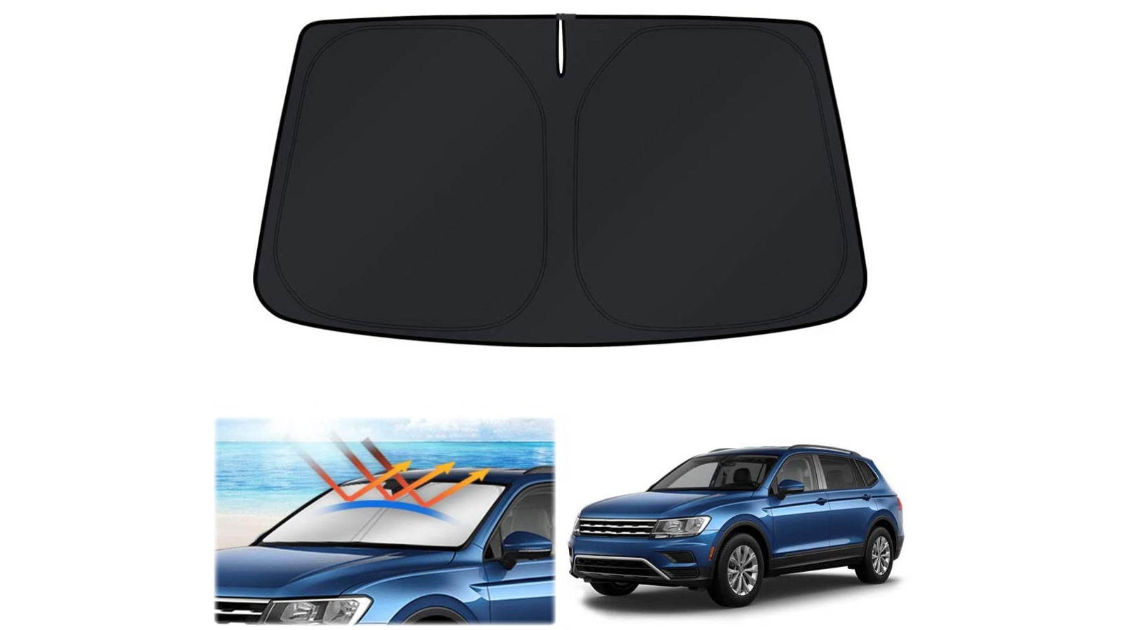X-CAR WindScreen Sun Shade for Volkswagen Tiguan 2018-2022