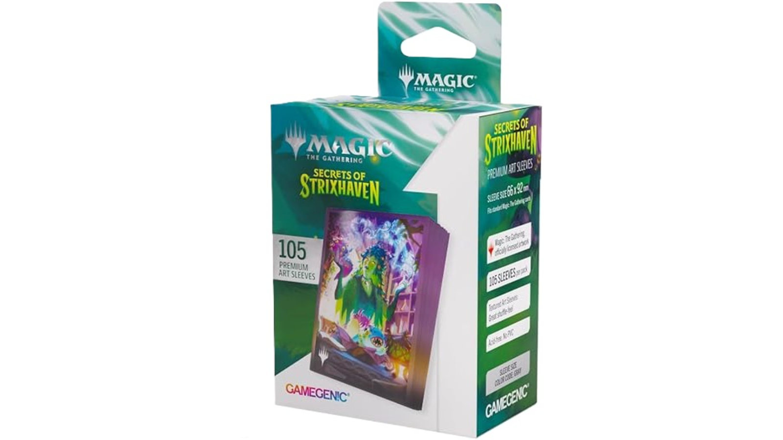 Gamegenic Magic The Gathering Secrets of Strixhaven Premium Art Sleeves - Commander 5