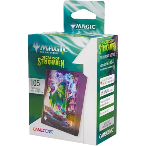 Gamegenic Magic The Gathering Secrets of Strixhaven Premium Art Sleeves - Commander 5