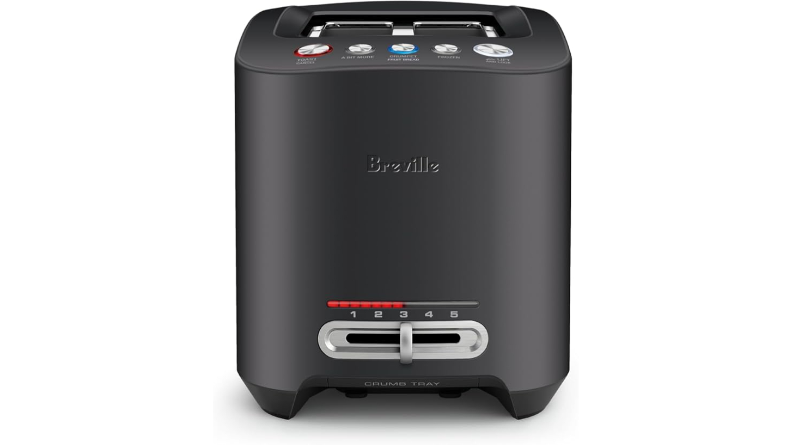Breville 4 Slice Long Slot the Smart Toaster - Black Truffle