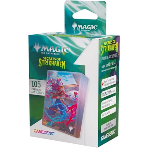 Gamegenic Magic The Gathering Secrets of Strixhaven Premium Art Sleeves - Commander 2