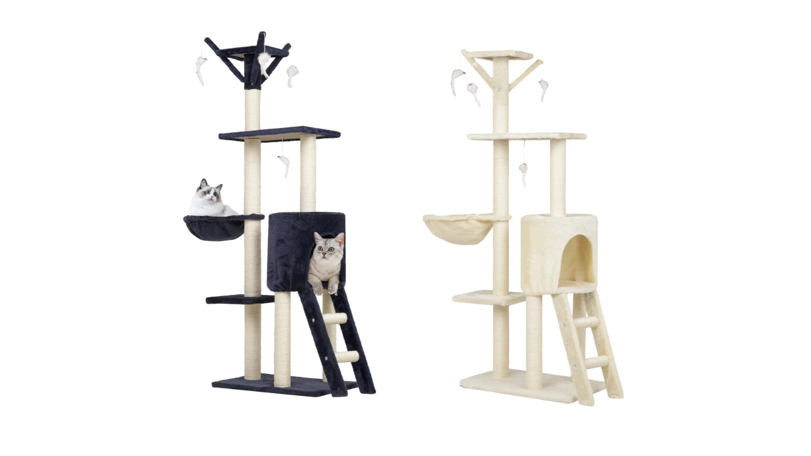 Advwin 145cm Cat Tree Scratching Post