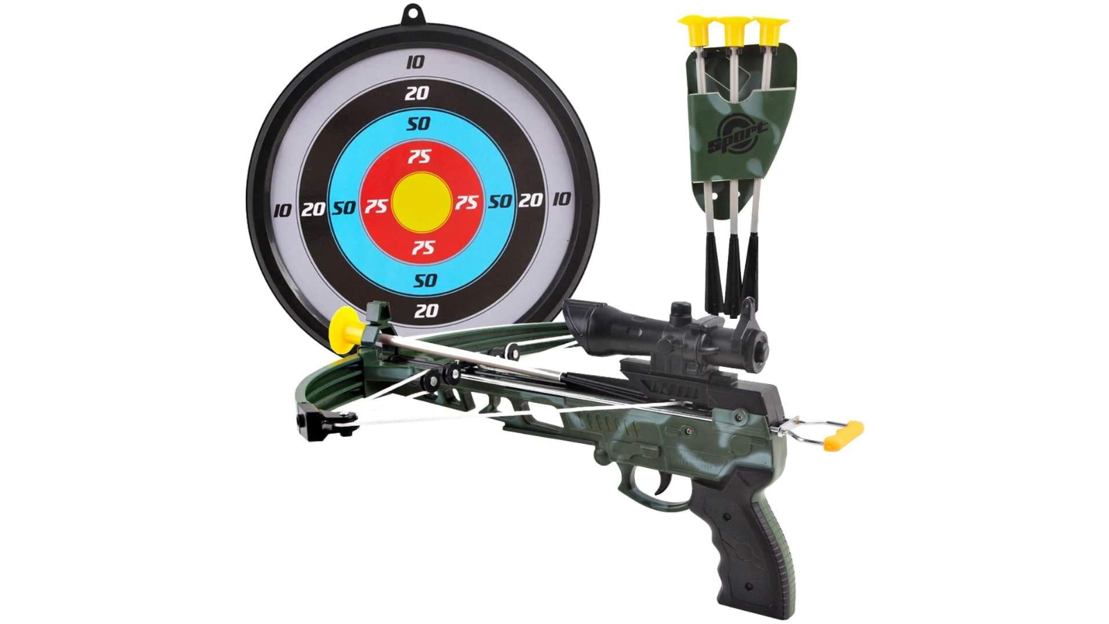 Megajoy Kids Real Shooting Toy Crossbow Archery Set Harvey Norman