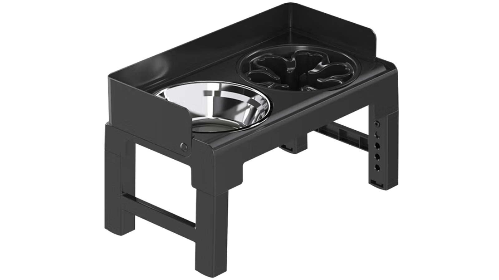 Advwin Height Adjustable Pet Feeder Water Bowl