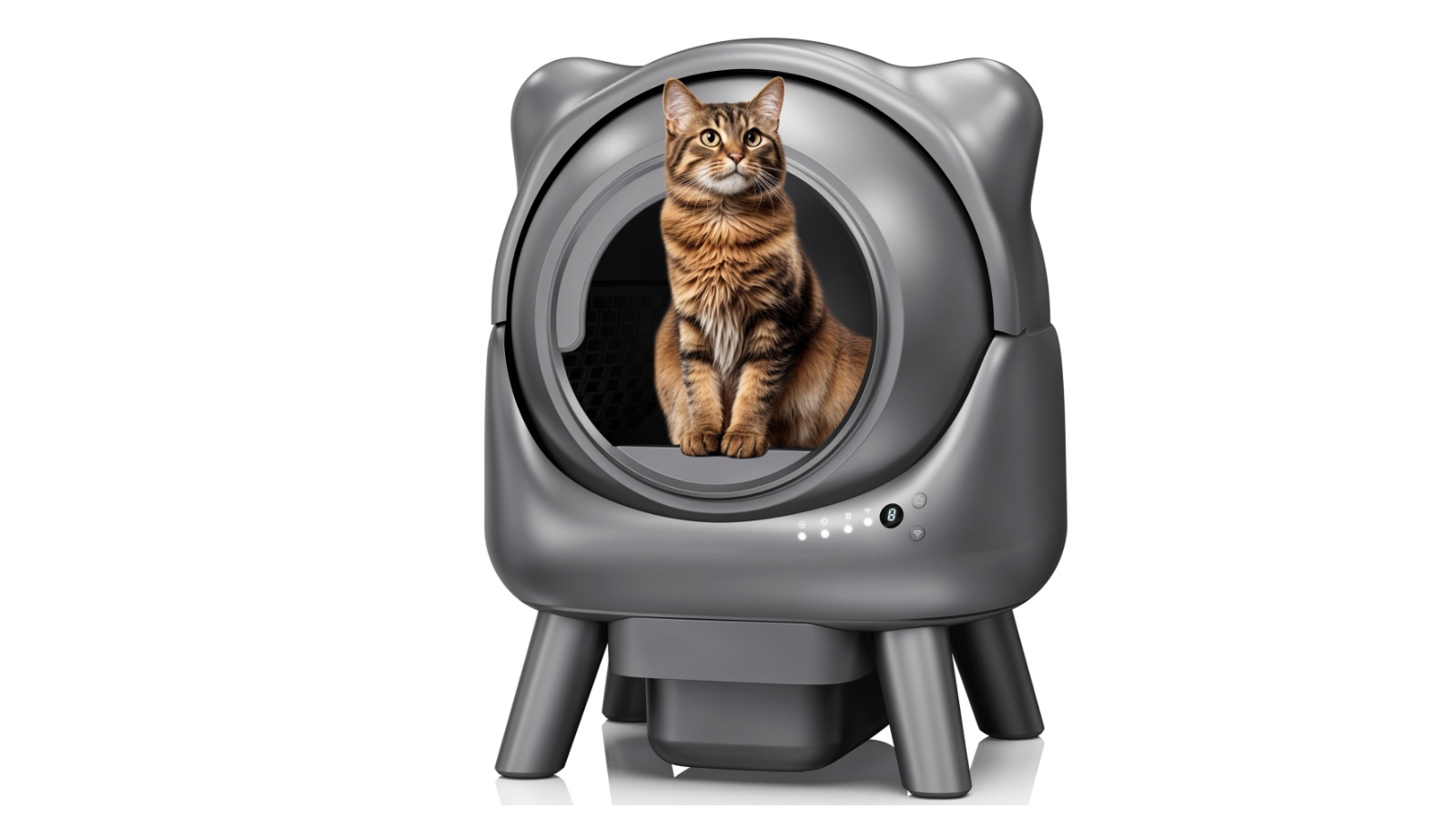 Advwin Automatic Self Cleaning Cat Litter Box with Smart APP Control - 50 Litre