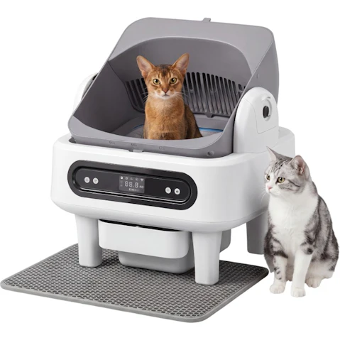 Advwin Self Cleaning Cat Litter Box with App Control - 68L
