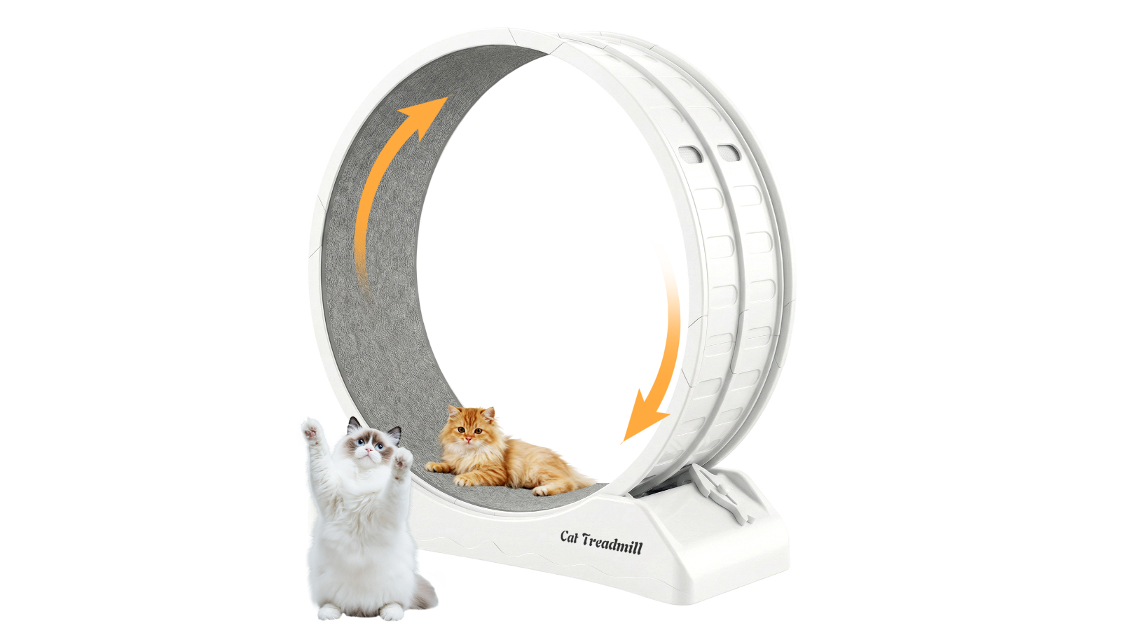 Advwin Cat Treadmill Running Wheel - White