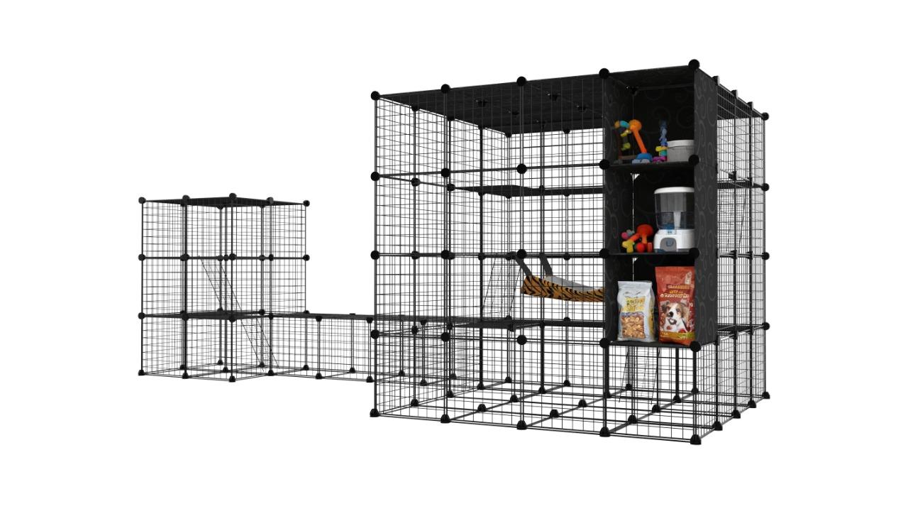 Advwin 4 + 3-Tier Large DIY Pet Cage