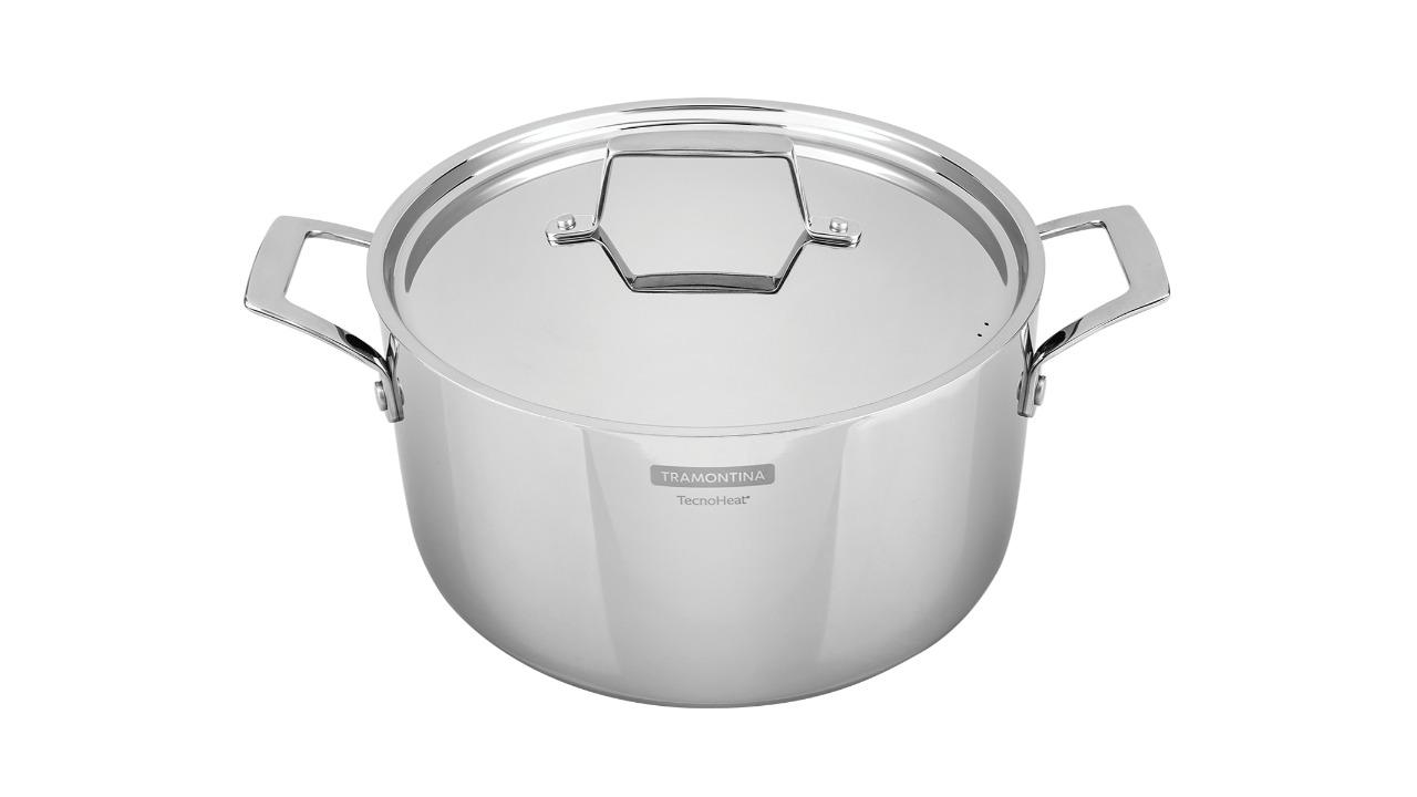Tramontina Stainless Steel Triply Clad Grano Deep Casserole - 20cm