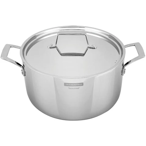 Tramontina Stainless Steel Triply Clad Grano Deep Casserole - 20cm