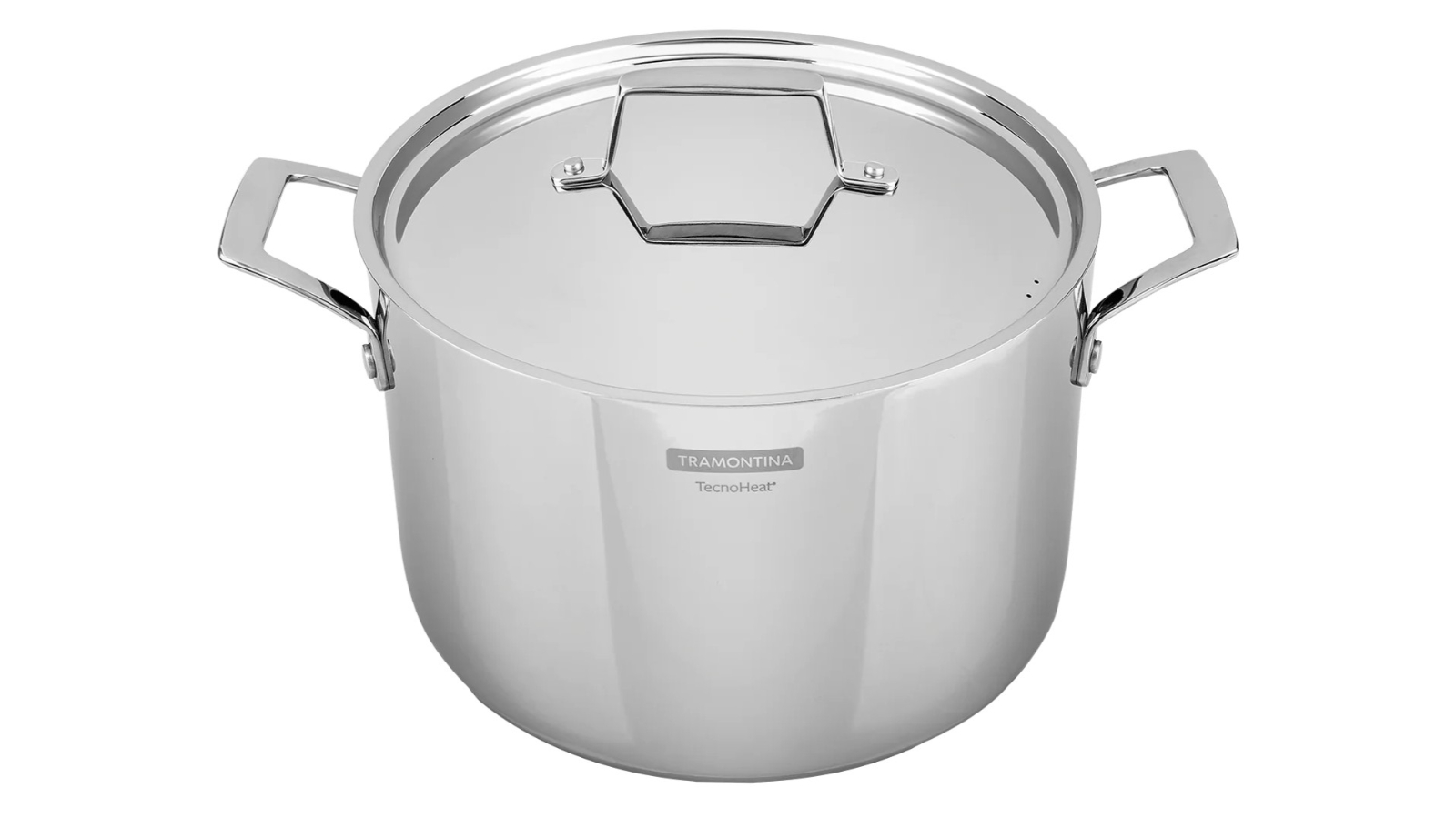 Tramontina 7.7 Litre Triply Clad Grano Stainless Steel Stock Pot - 24cm 