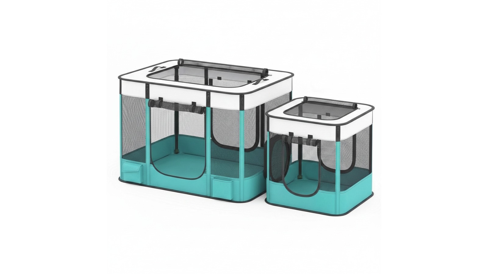 Advwin 2-in-1 Portable Pet Playpen for Cats and Small Dog