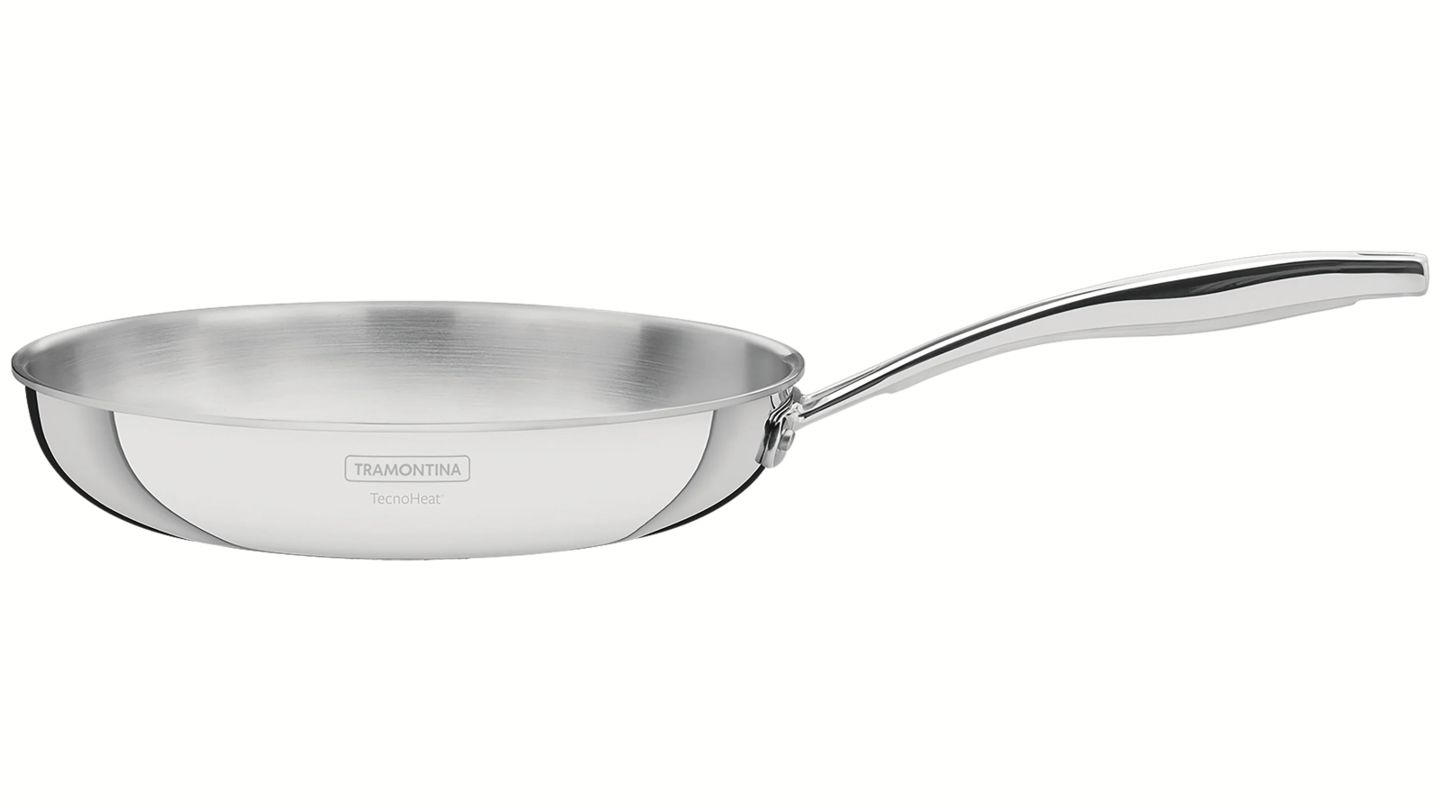 Tramontina Grano 20cm Stainless Steel Frying Pan with Long Handle