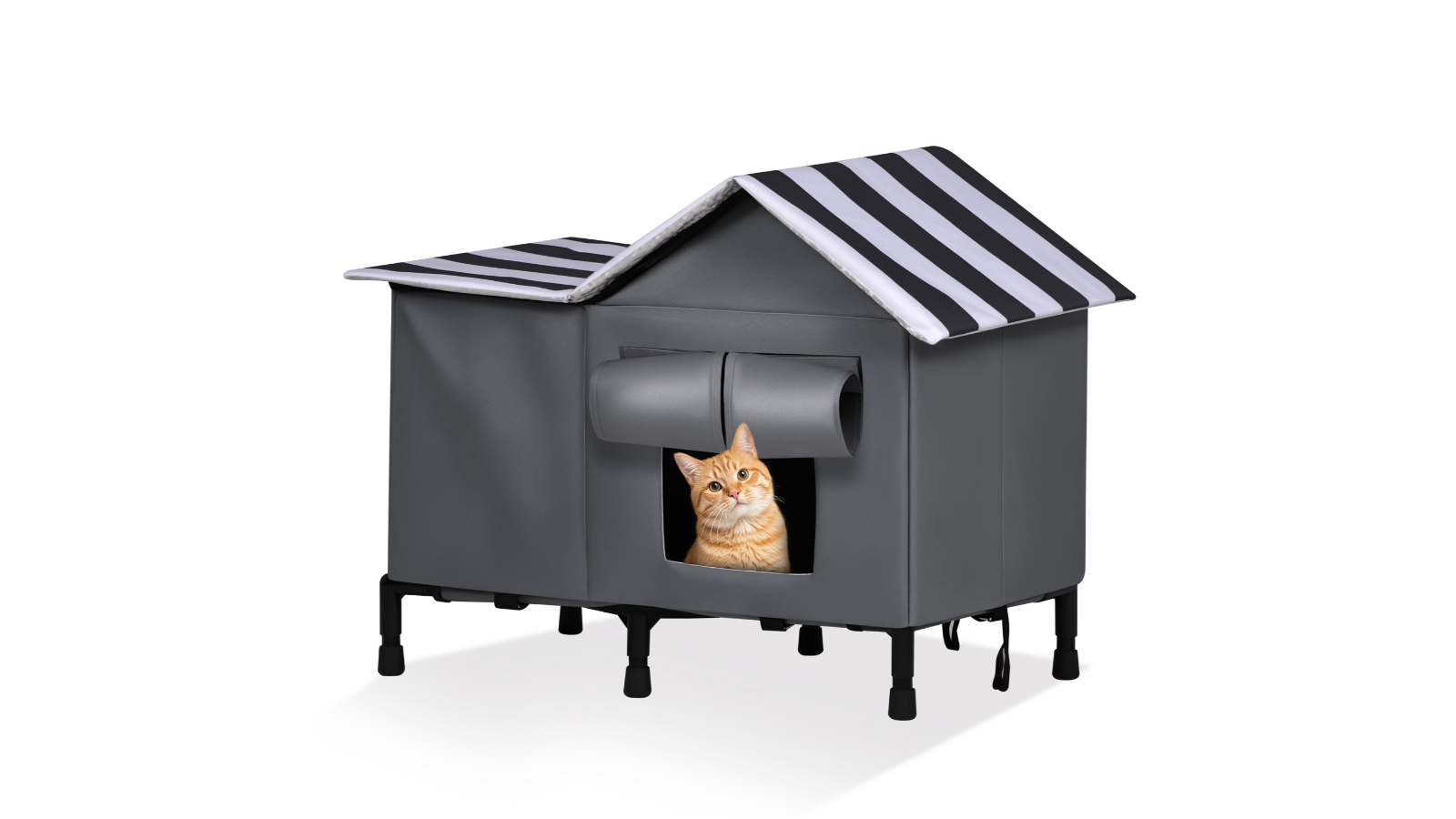 Advwin 2-in-1 Elevated Shelter Warm Pet Bed