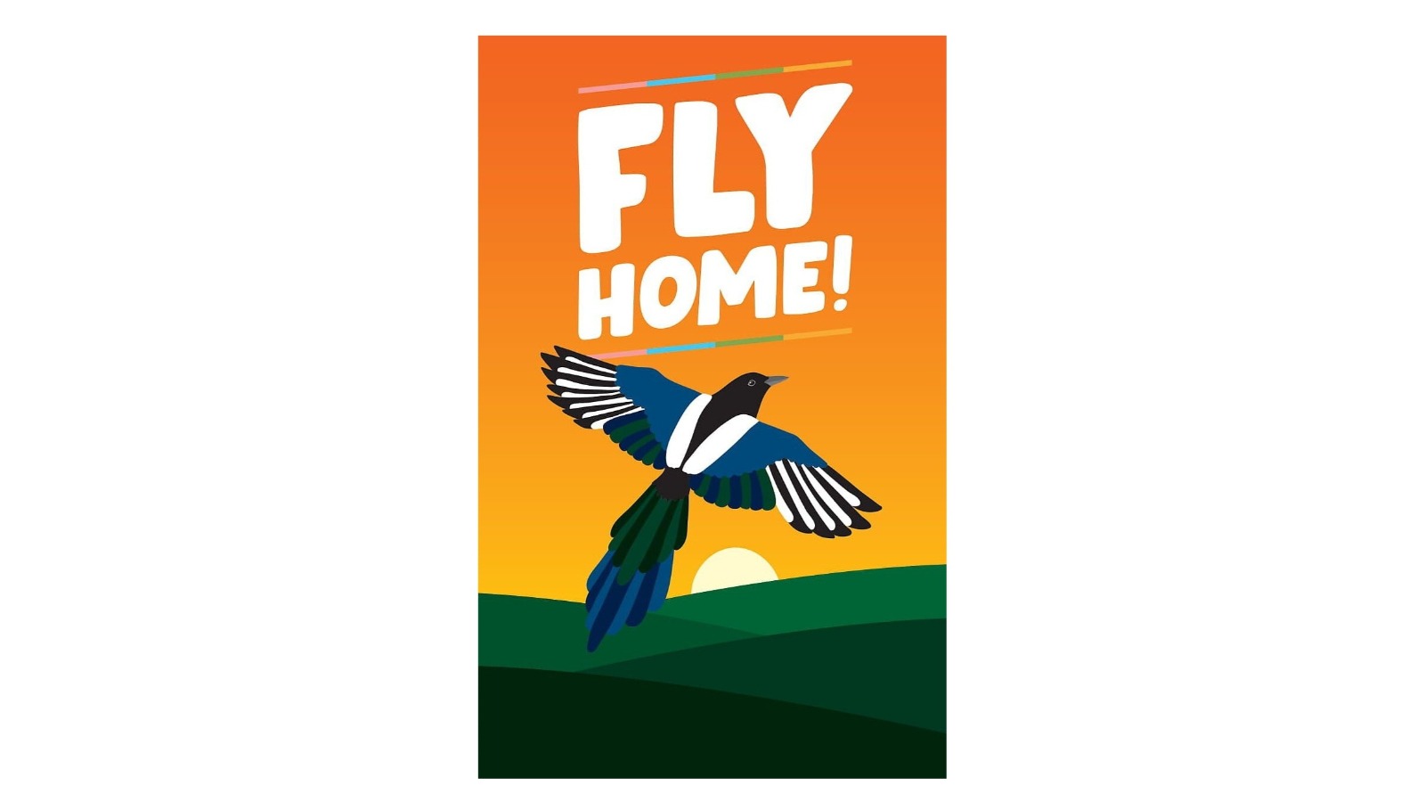 HELVETIQ Fly Home Board Game