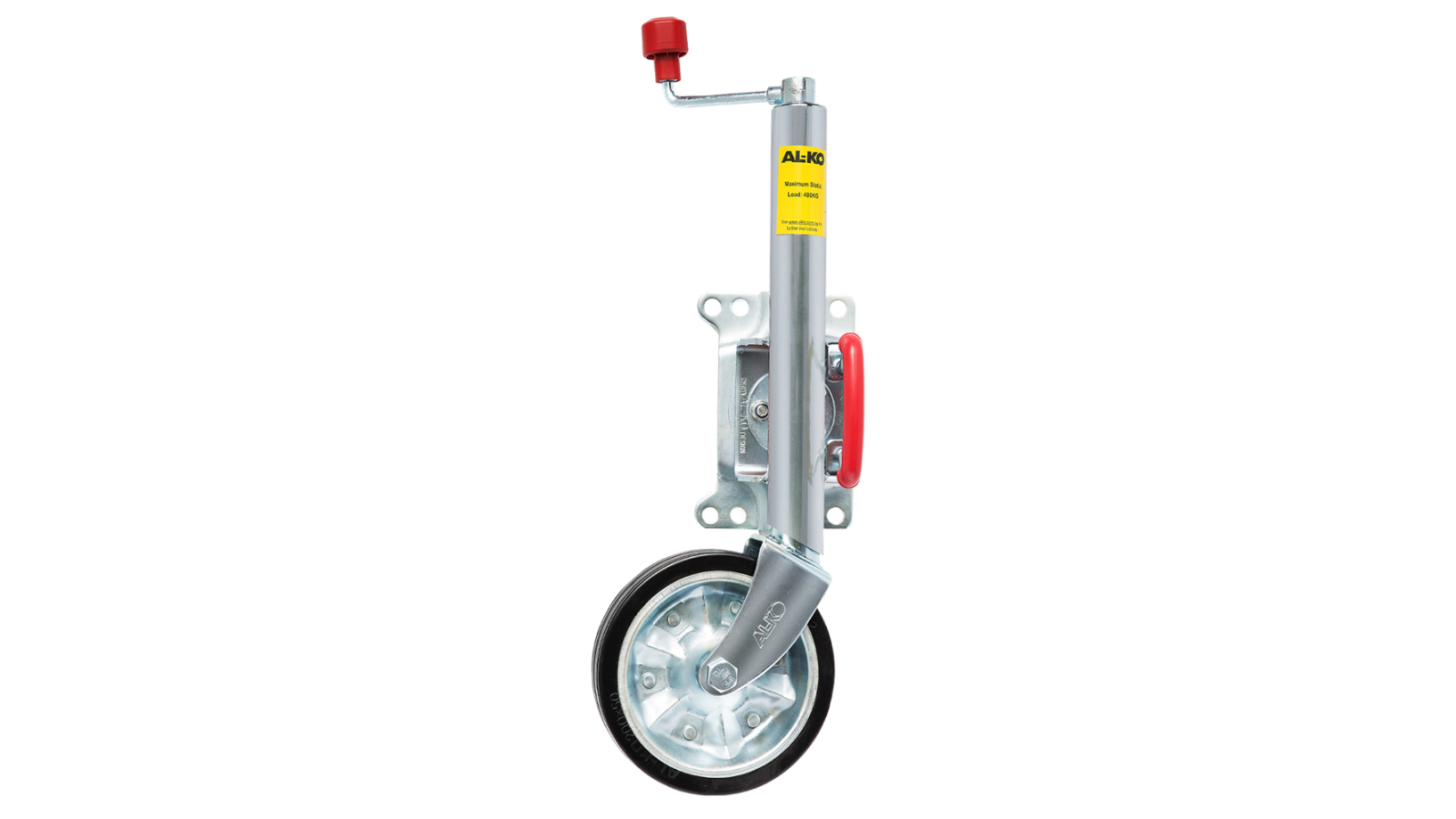 Alko 8inch Swing Up Jockey Wheel with Large Swivel Bracket