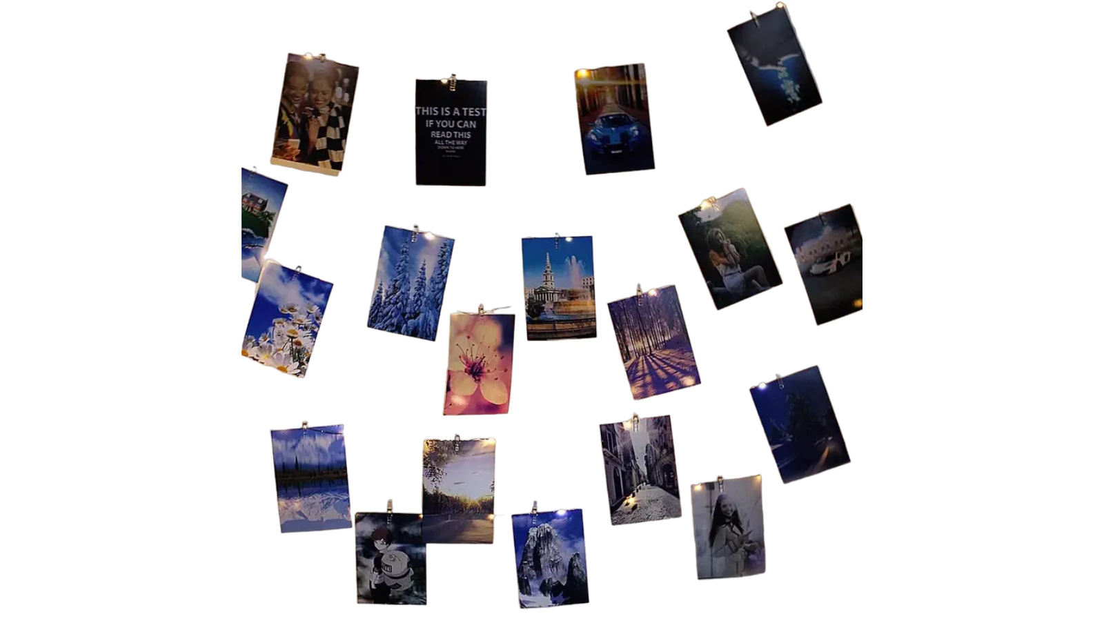 TM Photo Battery Operated String Light with Clip