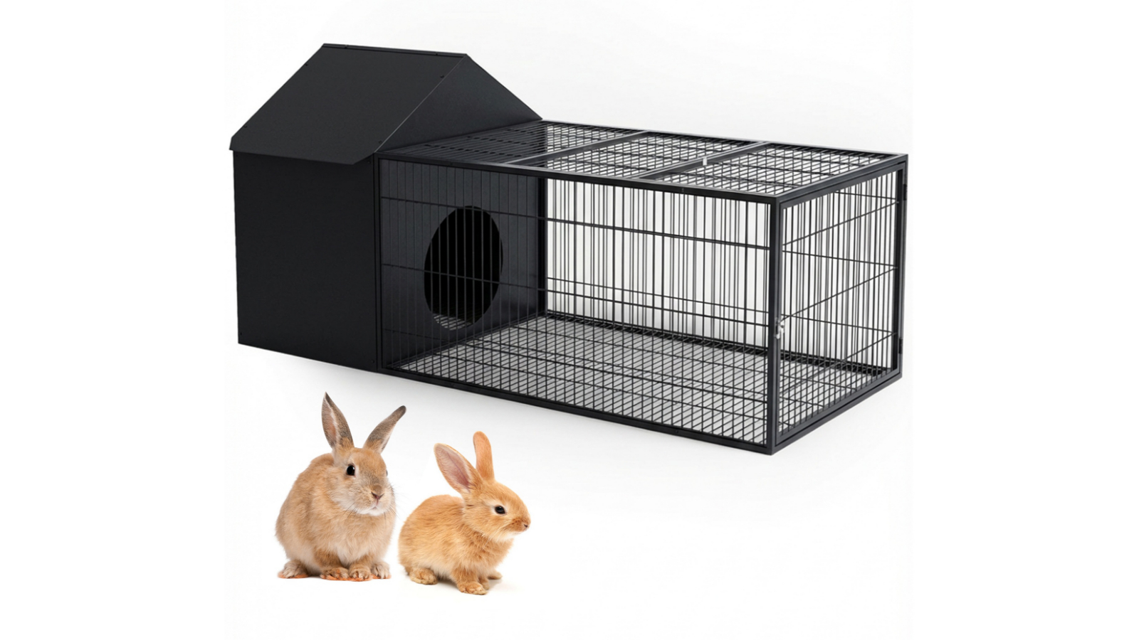 Advwin Metal Rabbit Hutch