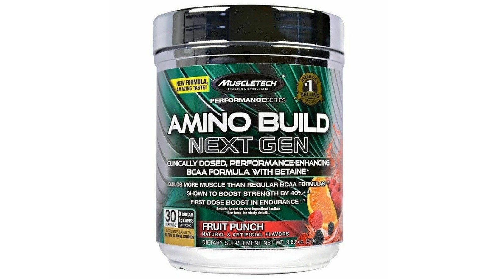 Muscletech Amino Build Orange Mango Cooler - 30 Servings