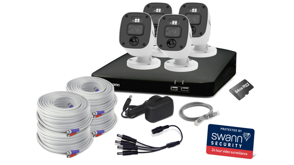 Swann Home 4 Camera 4 Channel 1080p Full HD DVR Security System