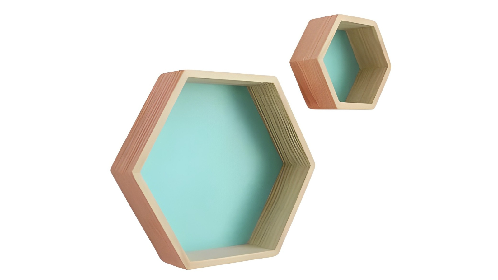 NNEOBA Children Nordic Hexagon Wall Shelve