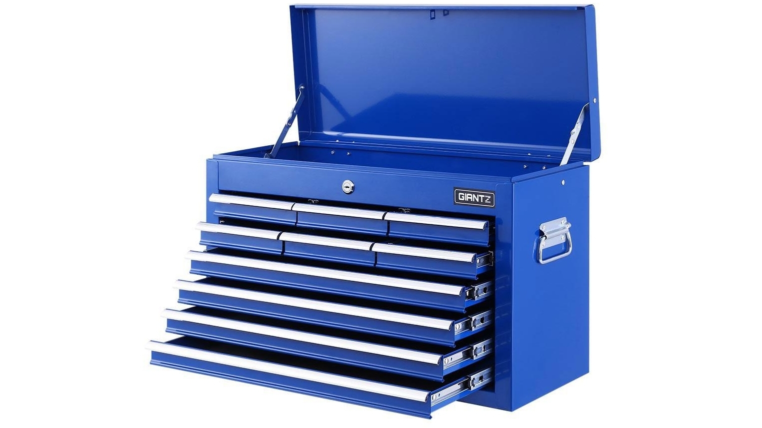 Giantz 10 Drawers Tool Box Storage Chest - Blue