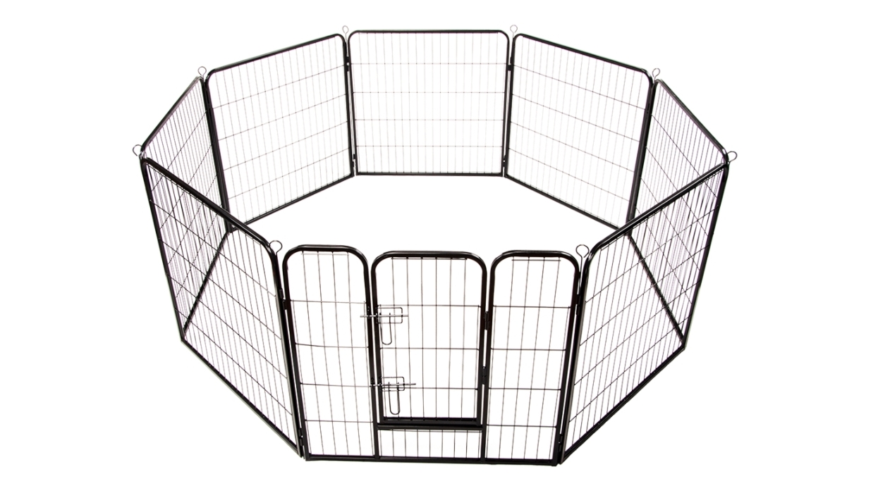 Serrano Heavy Duty Pet Dog Playpen Puppy Exercise Fence Enclosure Cage