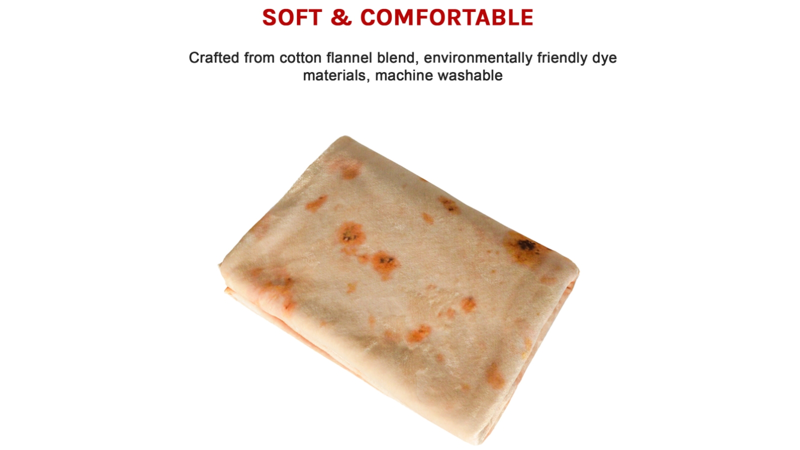 Serrano Tortilla/Burrito Blanket 180cm Harvey Norman