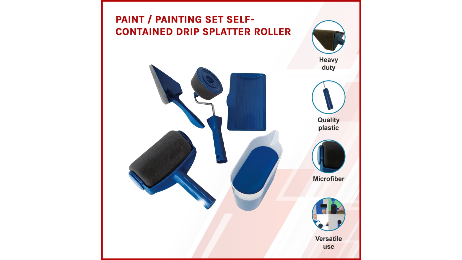 Serrano Paint Runner Pro SelfContained Drip Splatter Roller Harvey