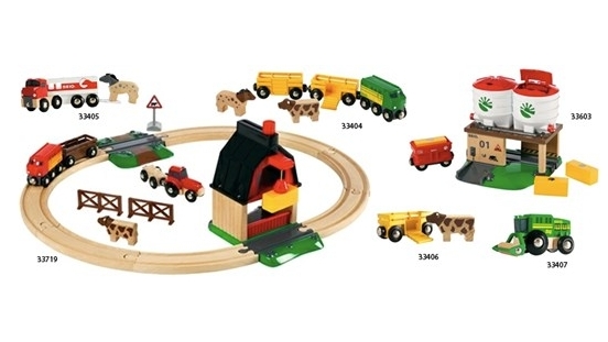 Farm railway set brio online