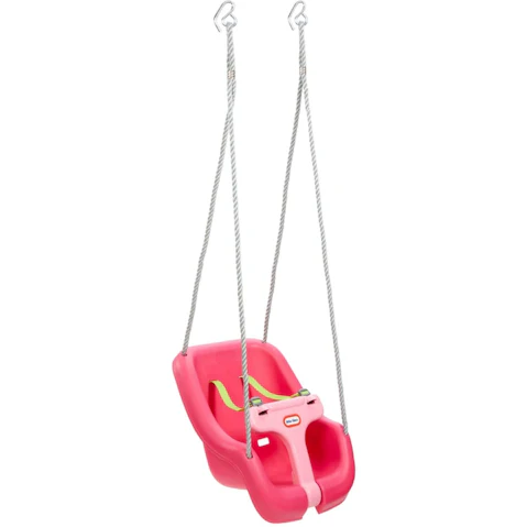 Little Tikes 2-in-1 Snug 'n Secure Swing - Magenta - Bj650727