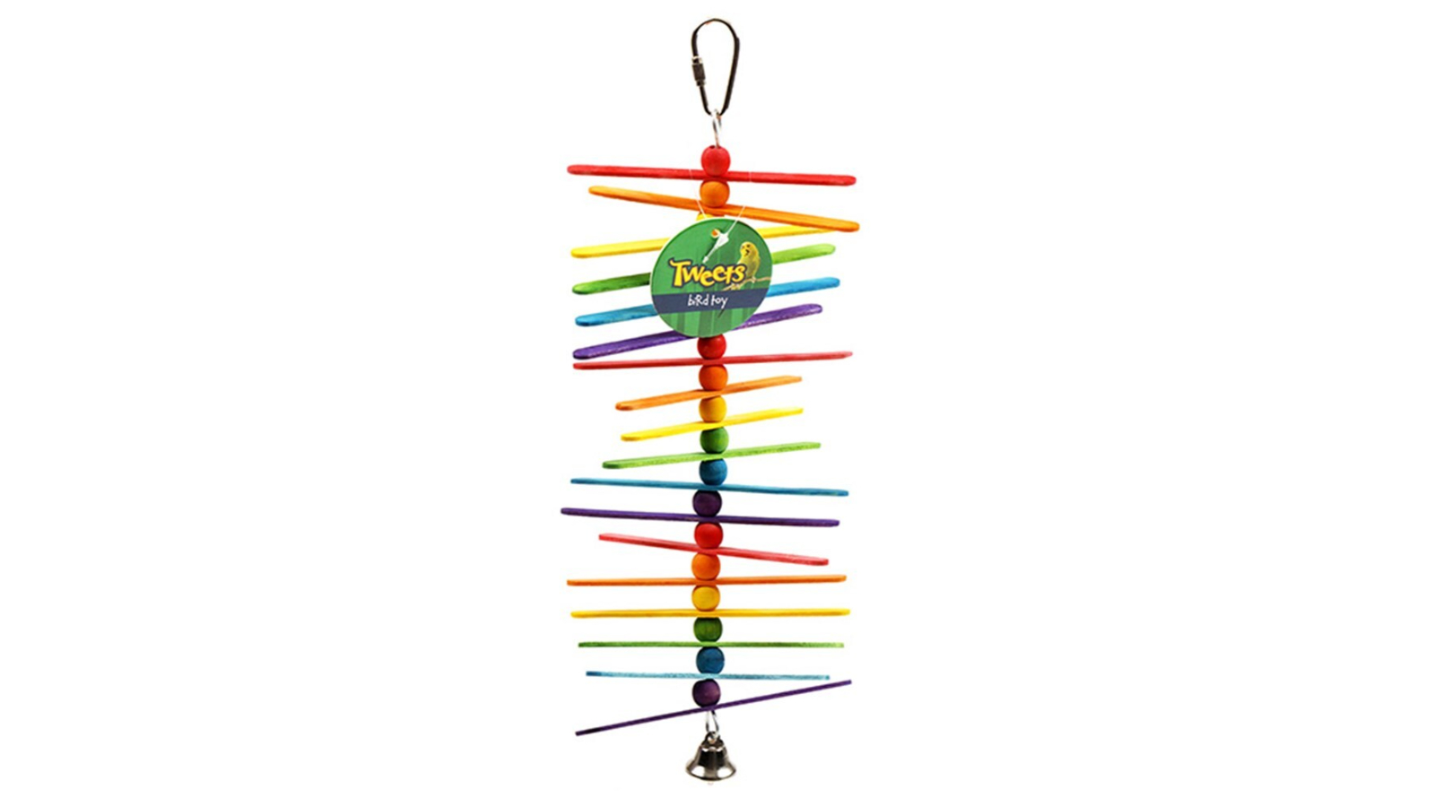 YES4PETS 3x Hanging Swing Bird Toy with Bell