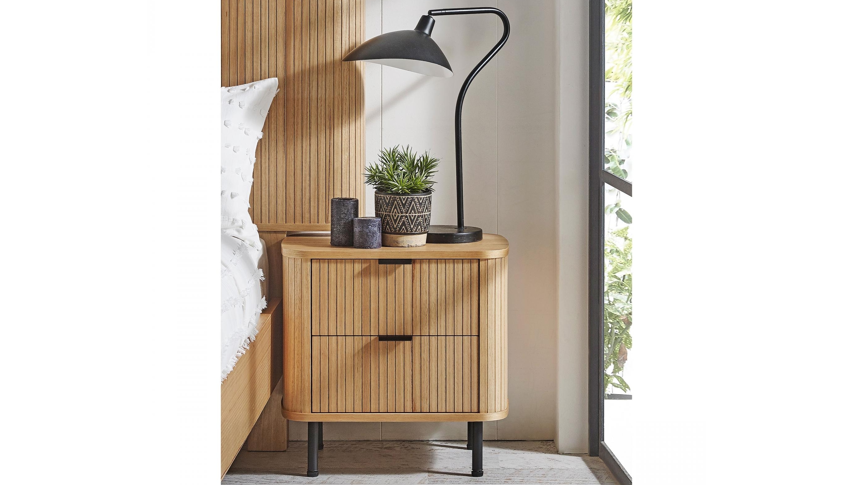 Seattle 2-Drawer Bedside Table