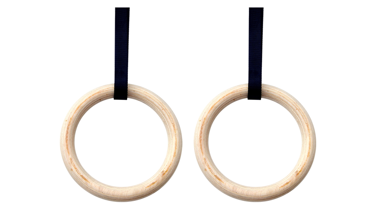 Serrano 32mm Wooden Gymnastic Rings Olympic Gym Rings Strength Training