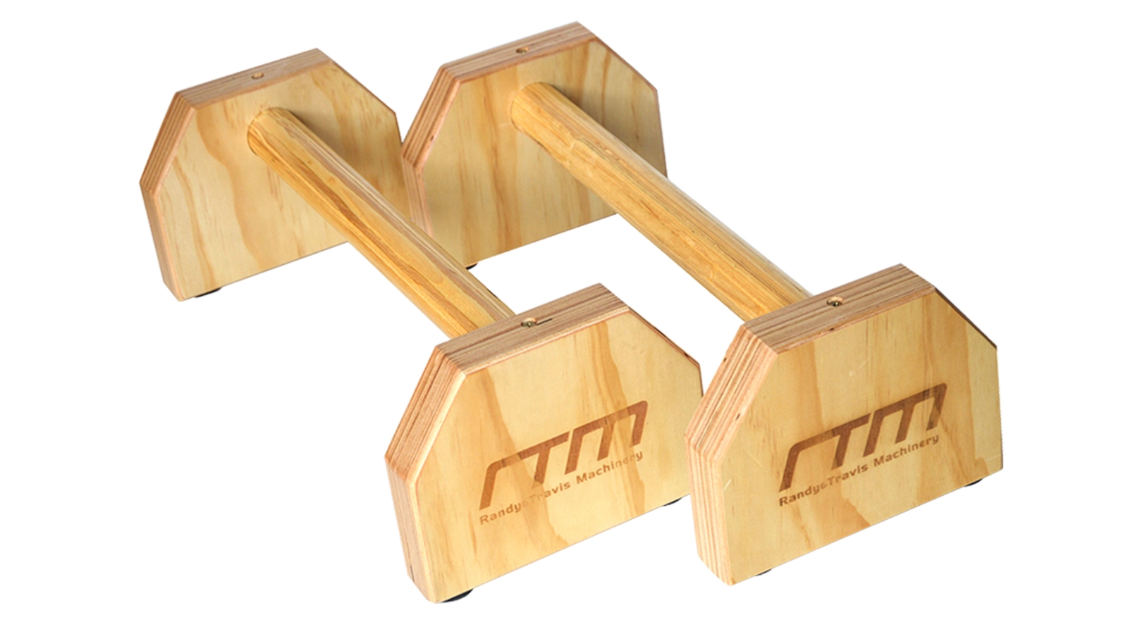 Serrano Wooden Parallette Bars Push Up & Dip Workouts