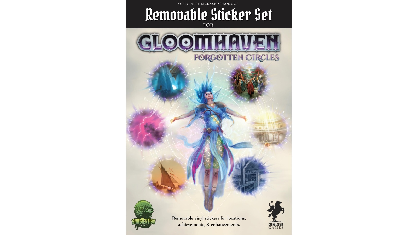 Gloomhaven Removable Sticker Set: Forgotten Circles